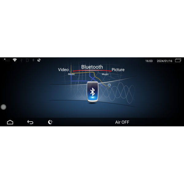 Head unit 14.9" GPS Benz C Class W205 & GLC X253 & V Class W447 Android 13 TR4138