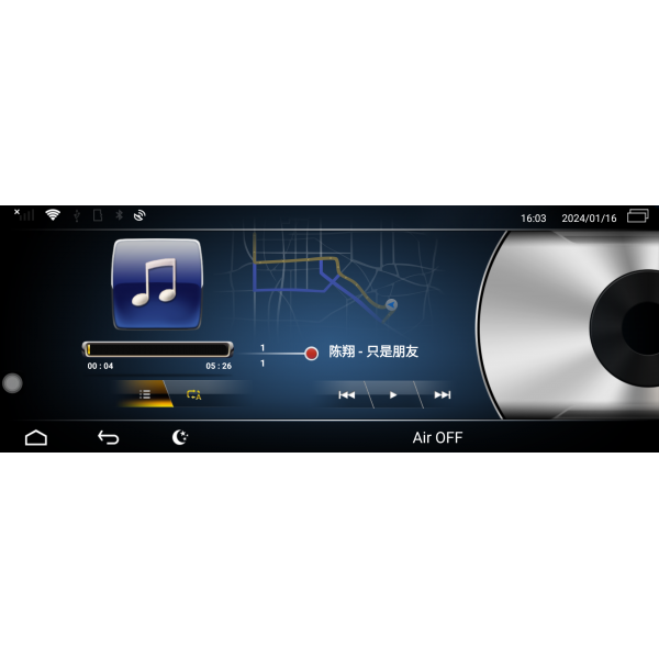 Head unit 14.9" GPS Benz C Class W205 & GLC X253 & V Class W447 Android 13 TR4138