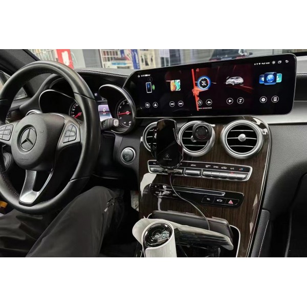Pantalla 14.9" GPS Mercedes Benz Clase C W205 & GLC X253 & Clase V W447 Android 13 4G TR4138