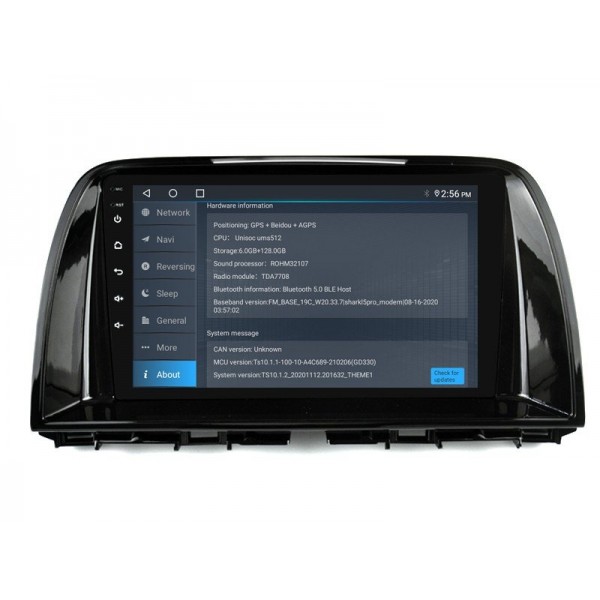 Radio navegador GPS Mazda 6 pantalla 10.1 Android 14 TR4142