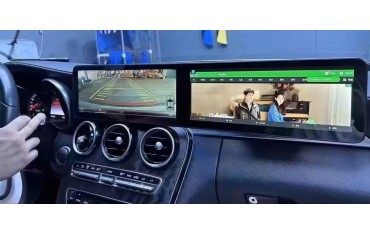 Dual 12.3-inch touchscreen for Mercedes C-Class and GLC Android 13 TR4147