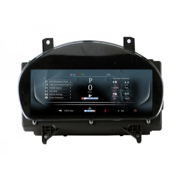 Digital cockpit dashboard screen Jaguar  XJ / XJL TR4171