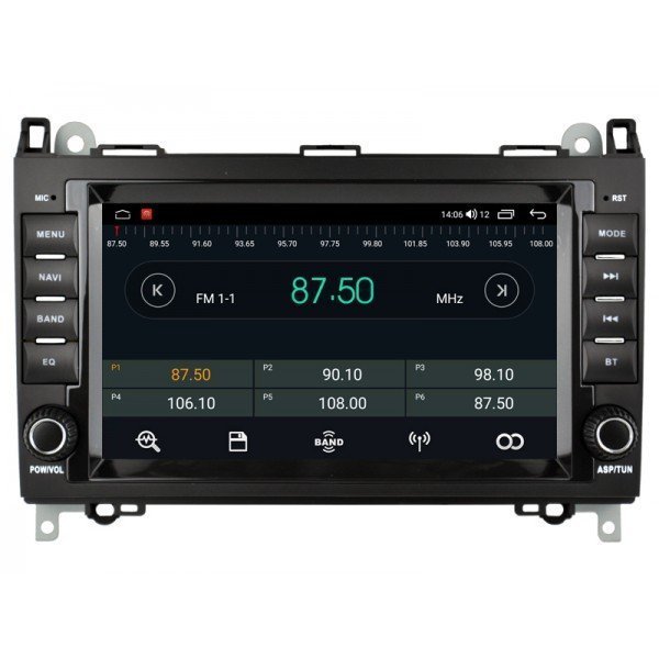Pantalla Navegador GPS Mercedes Benz A W169 / B W245, Viano W639, Vito W447, Sprinter W906 TR4187