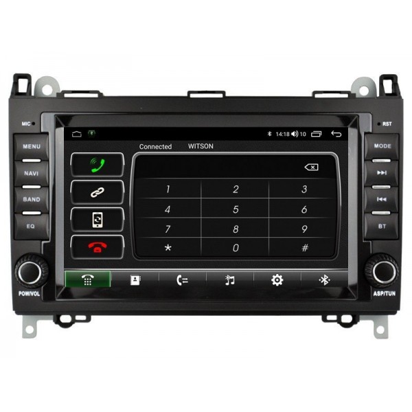 Radio head unit Mercedes Benz A W169 / B W245, Viano W639, Vito W447, Sprinter W906 ANDROID 14 TR4187