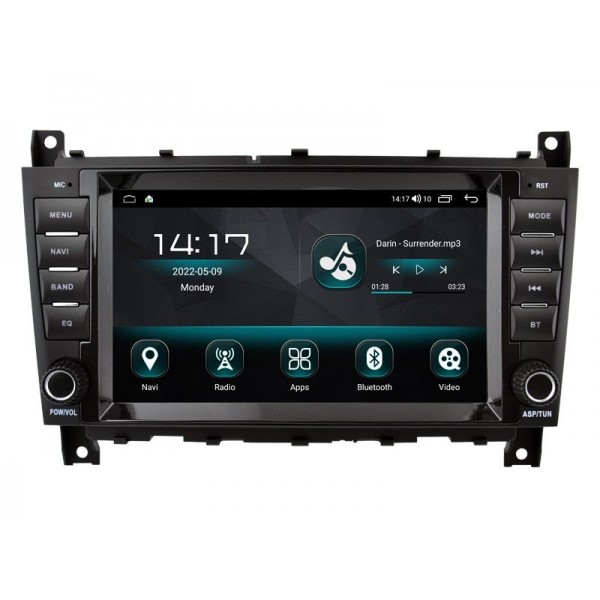 Radio head unit Mercedes Benz C W203 2005 - 2009 ANDROID 14 TR4188