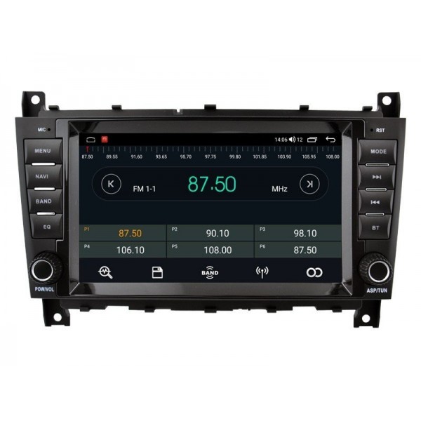 Radio head unit Mercedes Benz C W203 2005 - 2009 ANDROID 14 TR4188