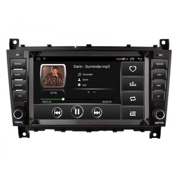 Radio head unit Mercedes Benz C W203 2005 - 2009 ANDROID 14 TR4188