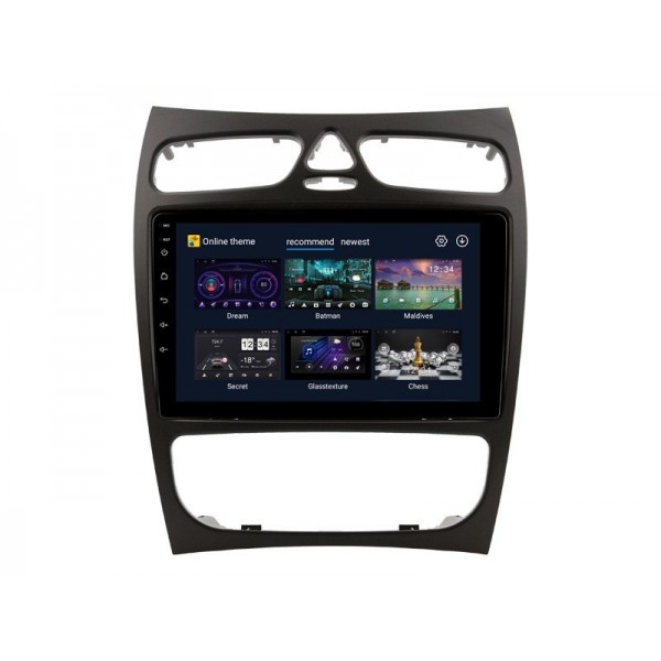 Radio navegador GPS Mercedes Benz C W203 2002 - 2005 CLK W209 pantalla 10.1 Android 14 TR4190