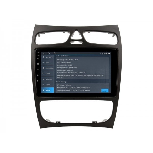 Radio GPS head unit Mercedes Benz C W203 2002 - 2005 CLK W209  screen 10.1 Android 14 TR4190