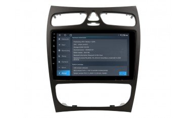 Radio navegador GPS Mercedes Benz C W203 2002 - 2005 CLK W209 pantalla 10.1 Android 14 TR4190