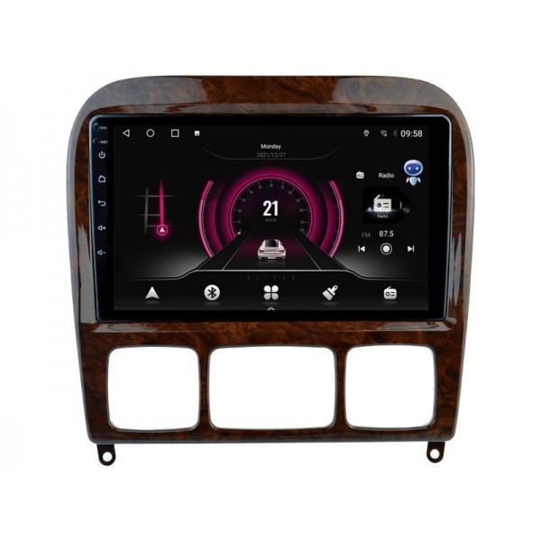 Radio navegador GPS Mercedes Benz S W220 1998 - 2005 pantalla 10.1 Android 14 TR4191