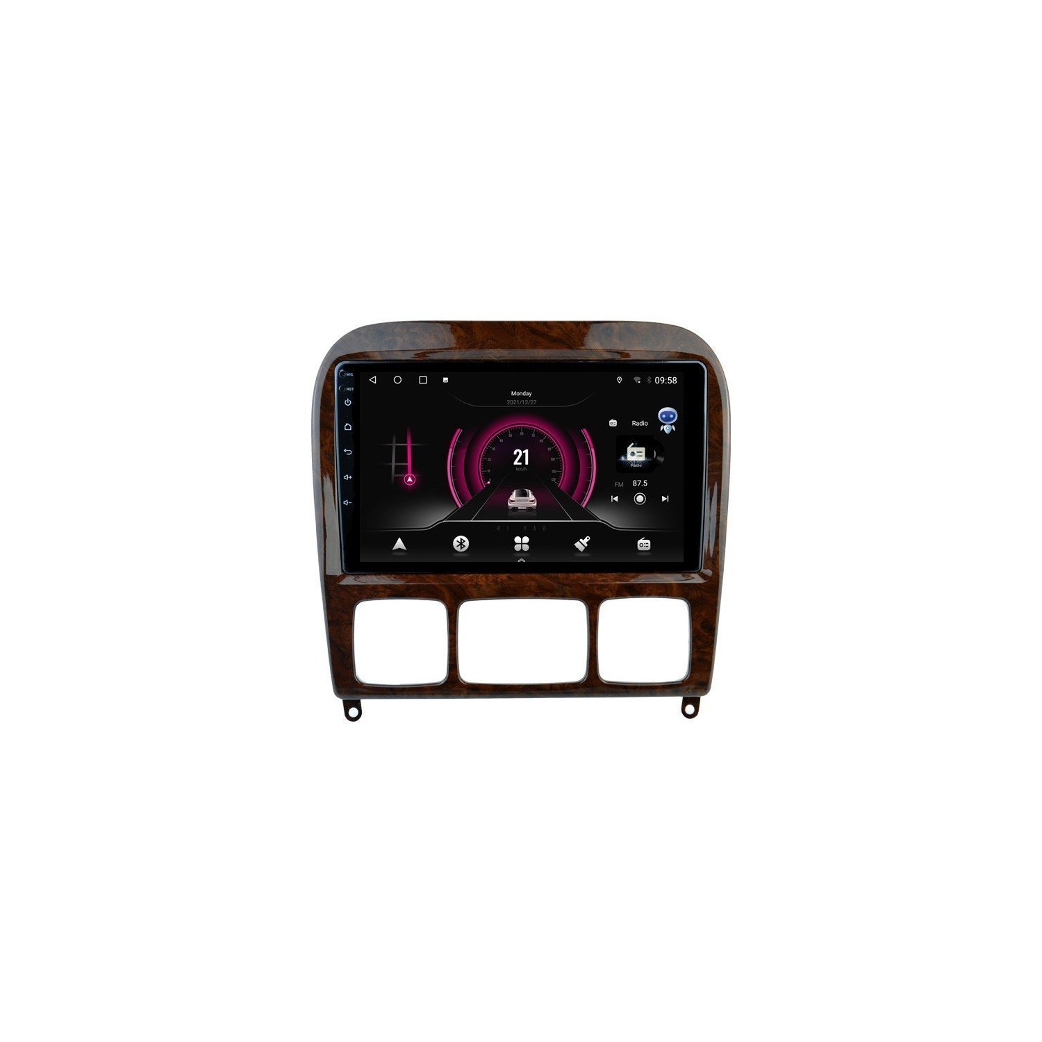 Radio navegador GPS Mercedes Benz S W220 1998 - 2005 pantalla 10.1 Android 14 TR4191