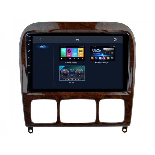 Radio navegador GPS Mercedes Benz S W220 1998 - 2005 pantalla 10.1 Android 14 TR4191