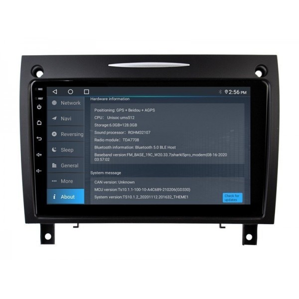 Radio navegador GPS Mercedes Benz SLK R171 2000 - 2011 pantalla 10.1 Android 14 TR4192