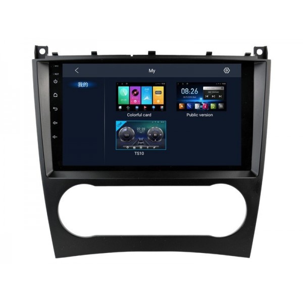 Radio GPS head unit Mercedes Benz C W203 screen 10.1 Android 14 TR4195