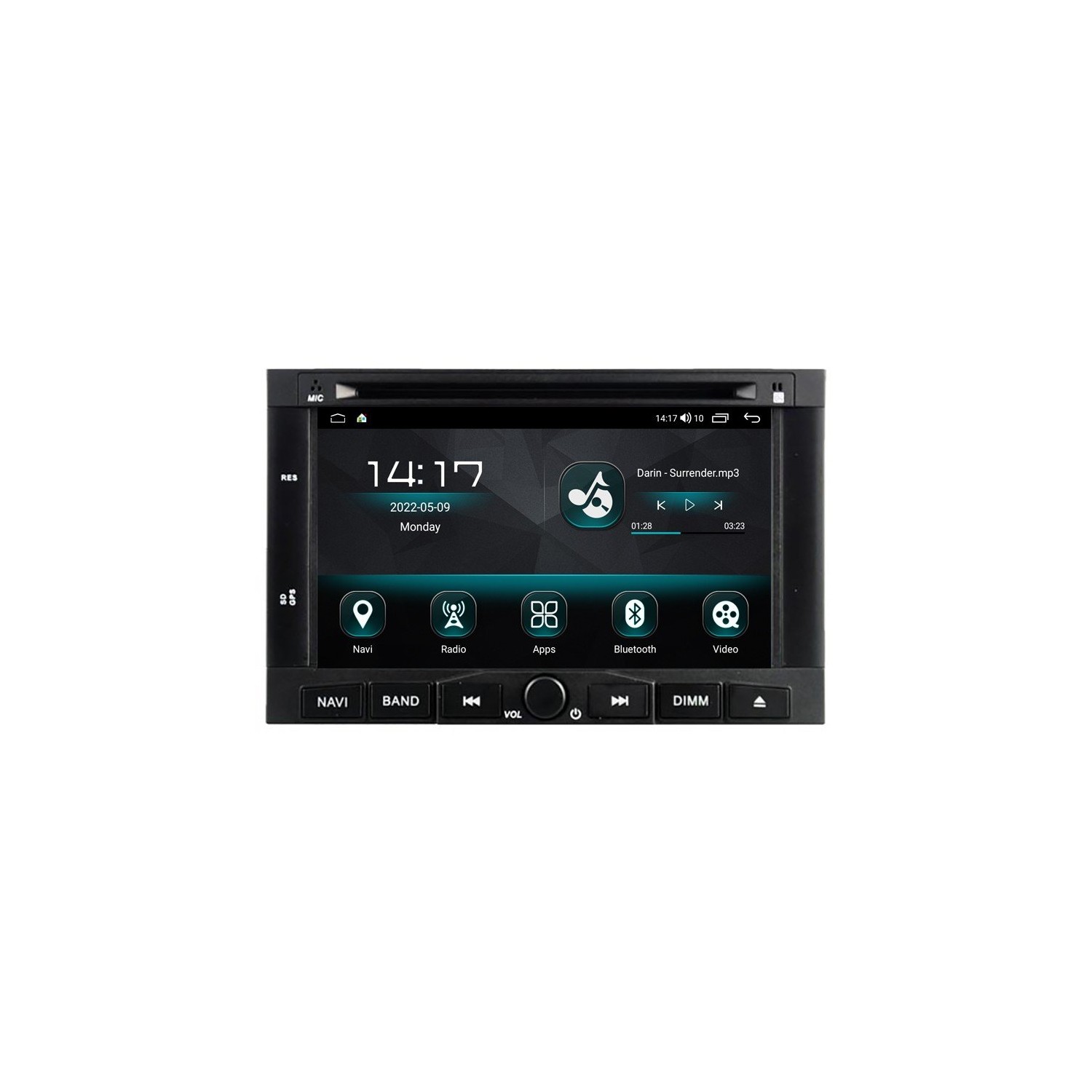 Radio navegador GPS Peugeot / Citroen pantalla 7 Android 13 TR4201