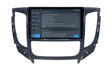 Radio navegador GPS Mitsubishi L200 pantalla 10.1 Android 14 TR4206