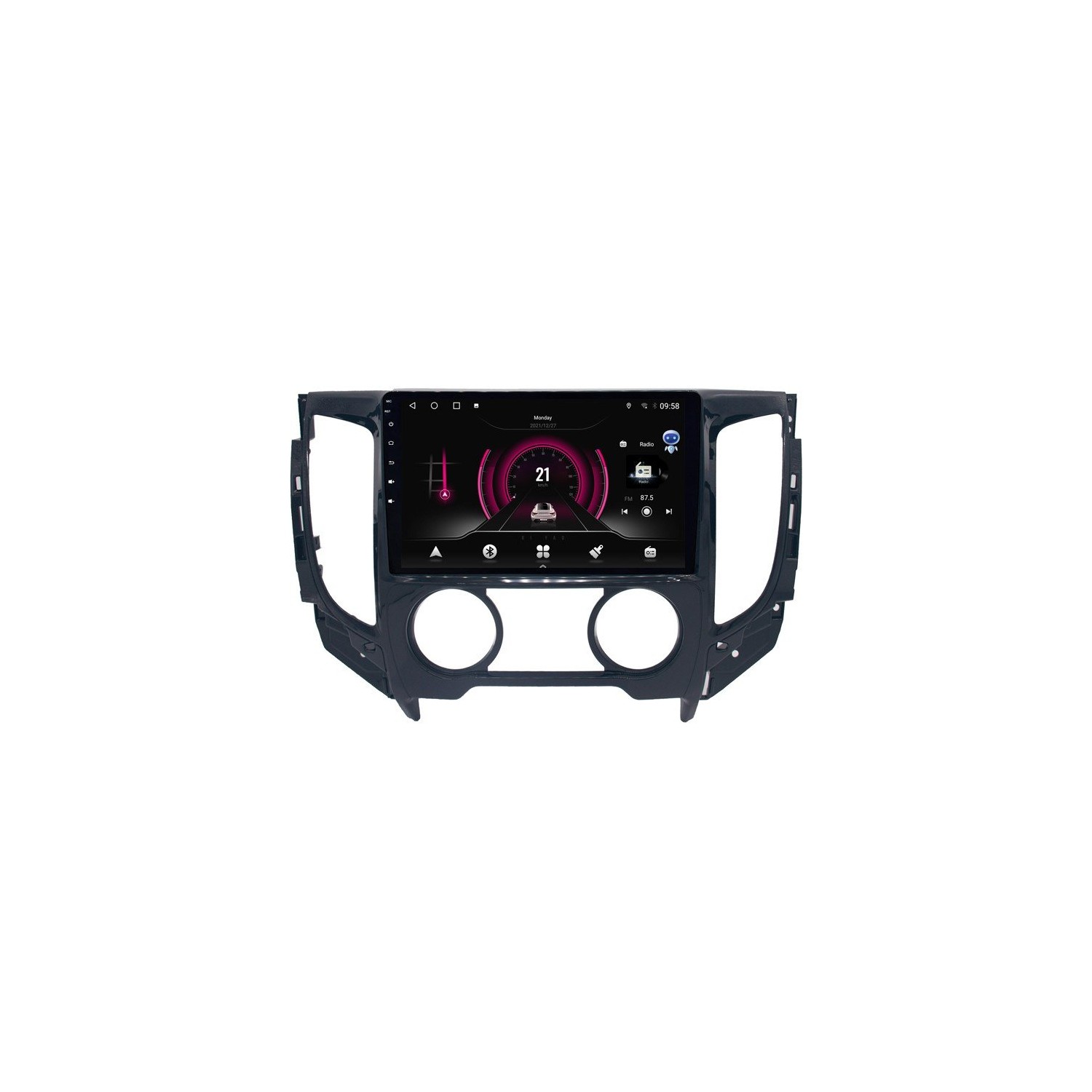 Radio GPS head unit Mitsubishi L200 screen 10.1 Android 14 TR4207