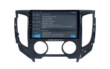 Radio GPS head unit Mitsubishi L200 screen 10.1 Android 14 TR4207