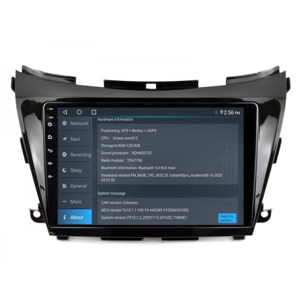 Radio navegador GPS Nissan Murano Z52 pantalla 10.1 Android 14 TR4209