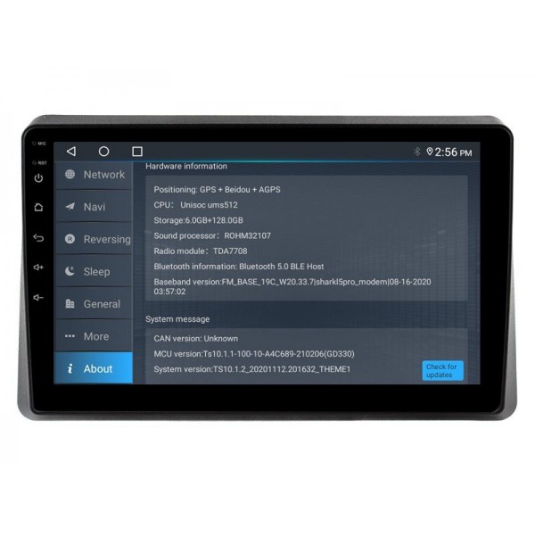 Radio GPS head unit Renault Master / Nissan NV400 / Opel Movano screen 10.1 Android 14 TR4212