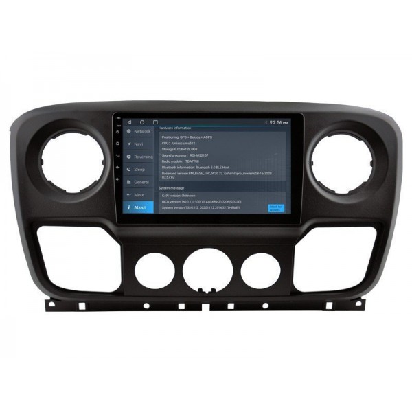 Radio GPS head unit Renault Master / Nissan NV400 / Opel Movano screen 10.1 Android 14 TR4213