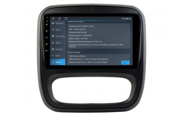 Radio navegador GPS Renault Trafic 3 / Opel Vivaro B pantalla 10.1 Android 14 TR4214