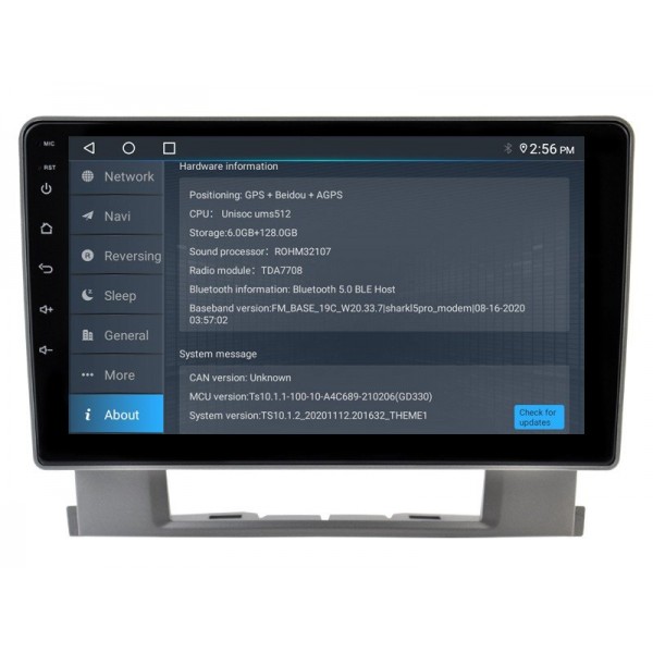 Radio navegador GPS Opel Astra J pantalla 10.1 Android 14 TR4219