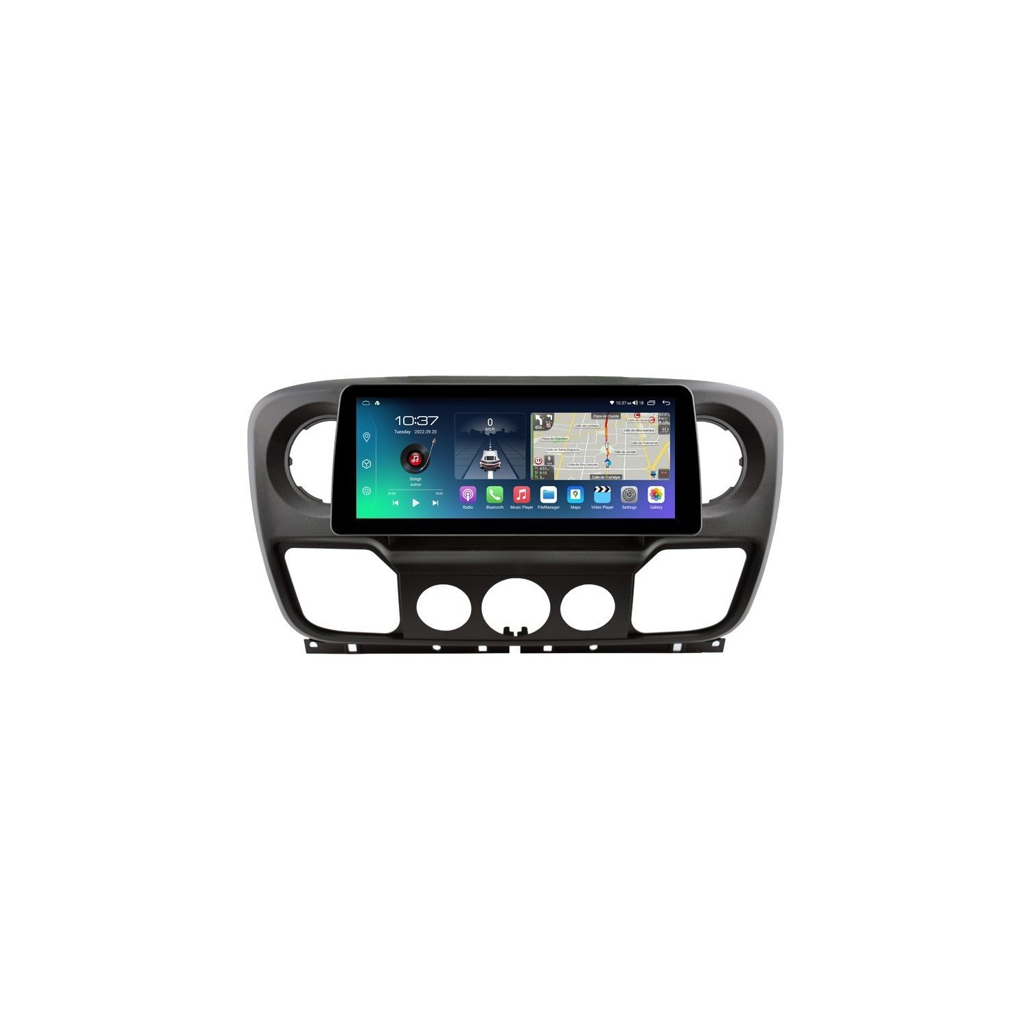 Head unit ultra thin screen 12.3" GPS Renault Master / Nissan NV400 / Opel Movano Android 13 TR4223