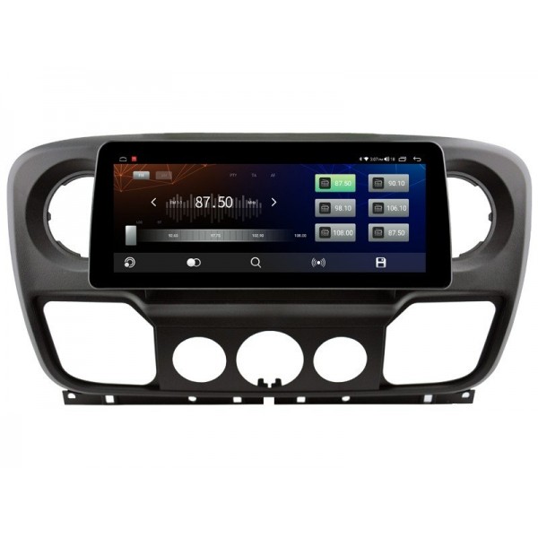 Pantalla ultra fina 12.3" GPS Renault Master / Nissan NV400 / Opel Movano Android 13 4G LTE TR4223