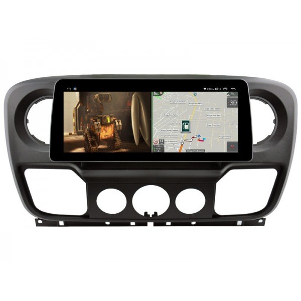Pantalla ultra fina 12.3" GPS Renault Master / Nissan NV400 / Opel Movano Android 13 4G LTE TR4223