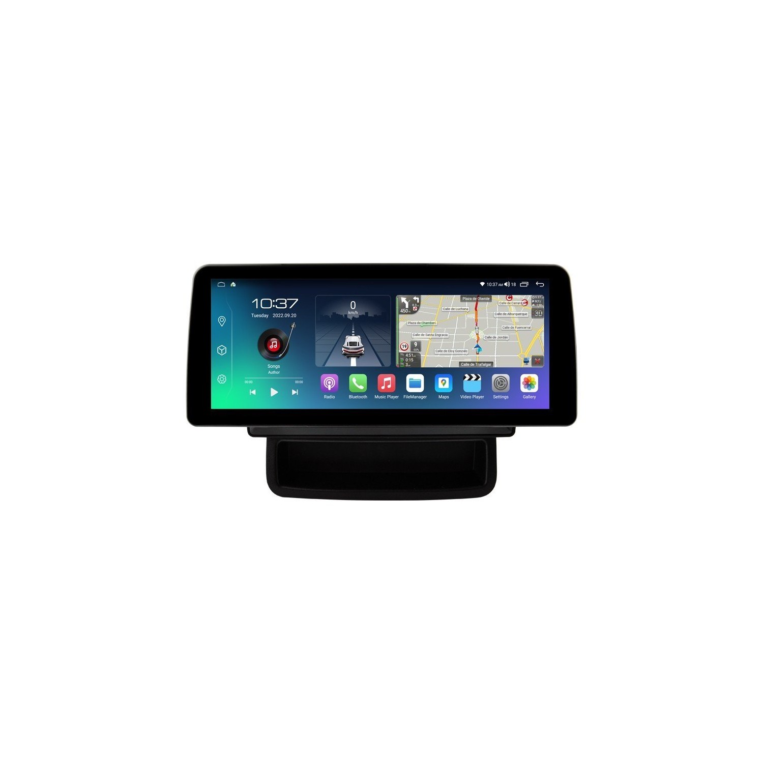 Head unit ultra thin screen 12.3" GPS Renault Trafic ll / Opel Vivaro / Nissan Primastar Android 13 TR4225