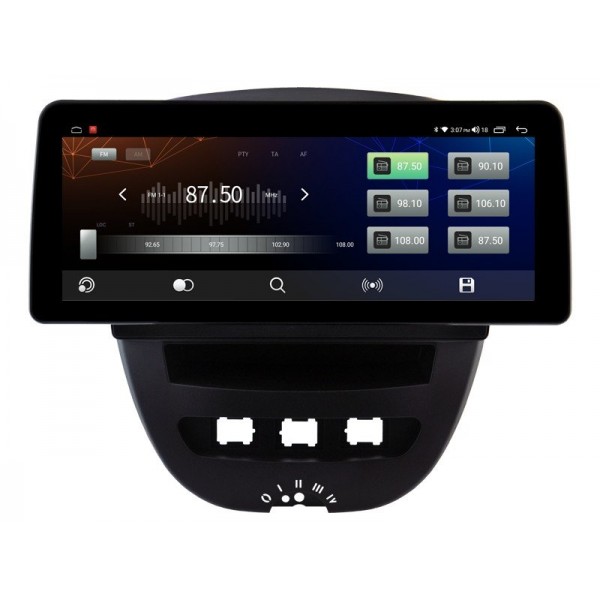 Head unit ultra thin screen 12.3" GPS Peugeot 207CC 2006- 2016 Android 13 TR4232