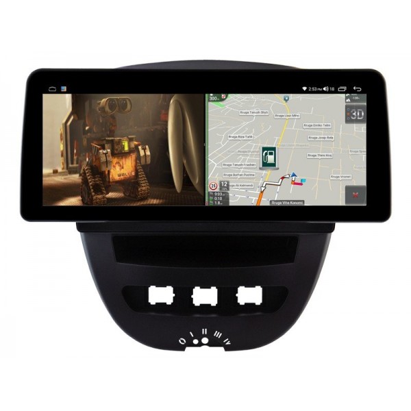 Pantalla ultra fina 12.3" GPS Peugeot 207CC 2006- 2016 Android 13 4G LTE TR4232