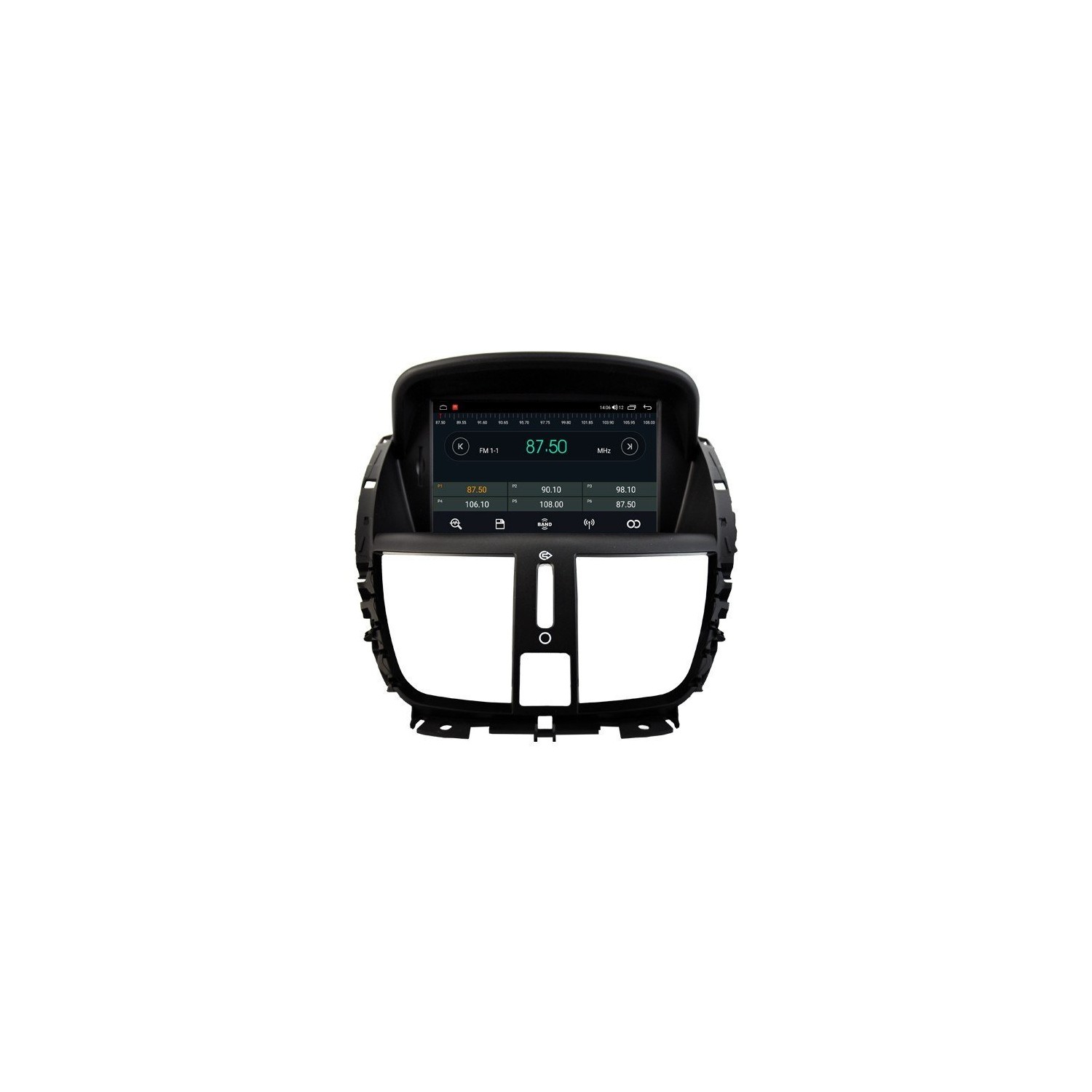 Pantalla Navegador GPS Peugeot 207CC ANDROID 14 TR4233