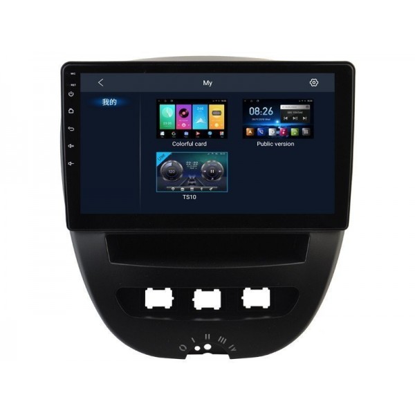 Radio navegador GPS Peugeot 107 / Toyota Aygo / Citroen C1 pantalla 10.1 Android 14 TR4240
