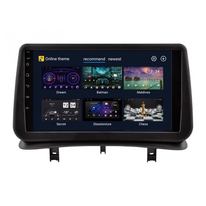 Radio GPS head unit Renault Clio 3 screen 10.1 Android 14 TR4241