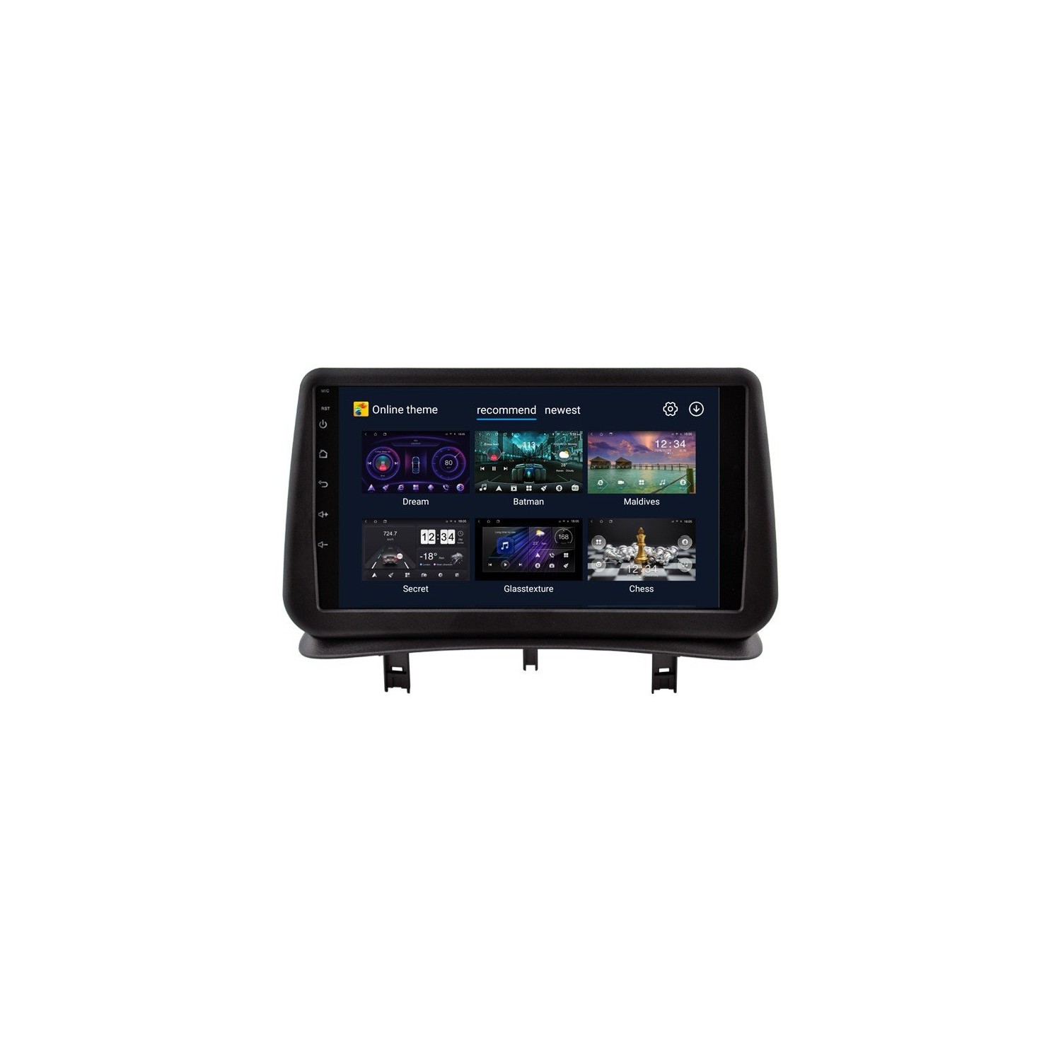 Radio GPS head unit Renault Clio 3 screen 10.1 Android 14 TR4241
