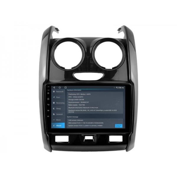 Radio navegador GPS Dacia Duster pantalla 10.1 Android 14 TR4246