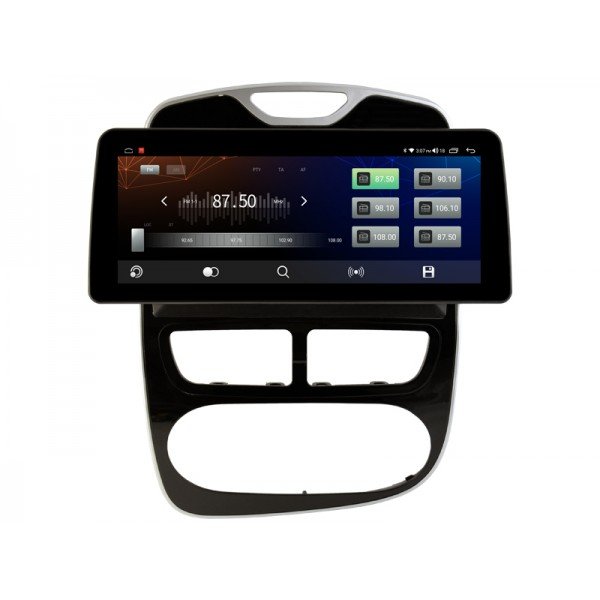 Pantalla ultra fina 12.3" GPS Renault Clio 4 (2012 - 2016) Android 13 4G LTE TR4250
