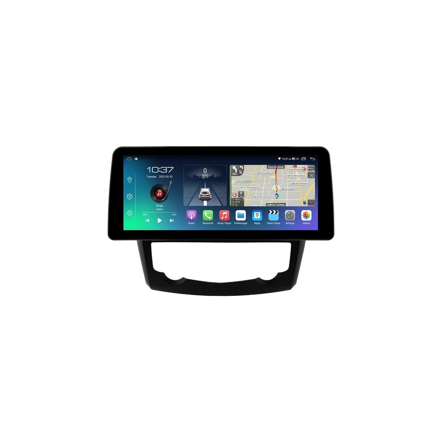 Head unit ultra thin screen 12.3" GPS Renault Kadjar 2015-2017 Android 13 TR4252