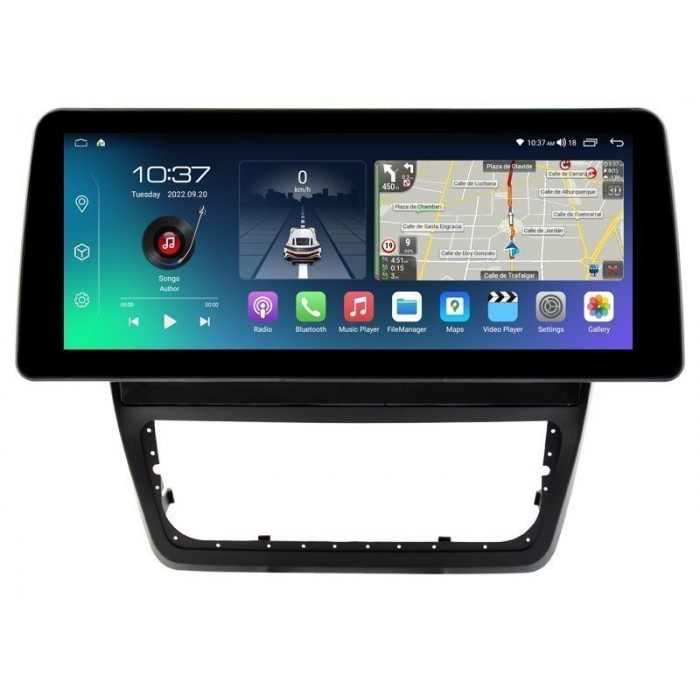 Pantalla ultra fina 12.3" GPS Skoda Yeti 5L 2009-2014 Android 13 4G LTE TR4255