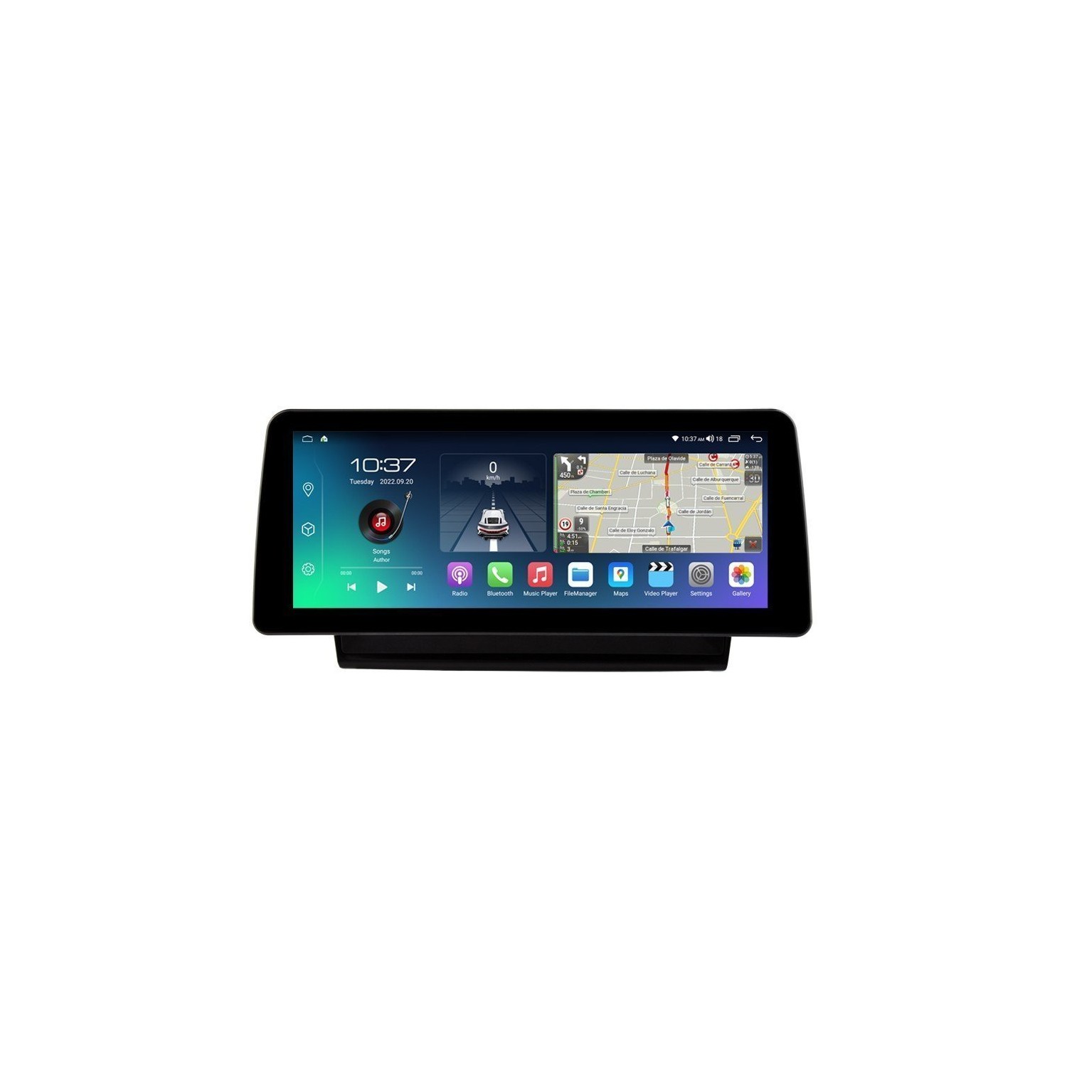 Head unit ultra thin screen 12.3" GPS Skoda Superb 2 B6 2008-2015 Android 13 TR4258