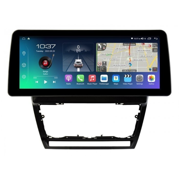 Head unit ultra thin screen 12.3" GPS Skoda Octavia 2 2007-2014 Android 13 TR4260