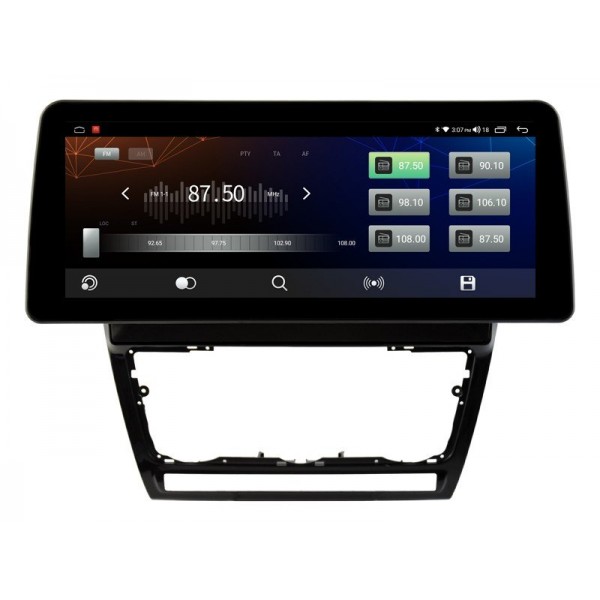 Pantalla ultra fina 12.3" GPS Skoda Octavia 2 2007-2014 Android 13 4G LTE TR4260