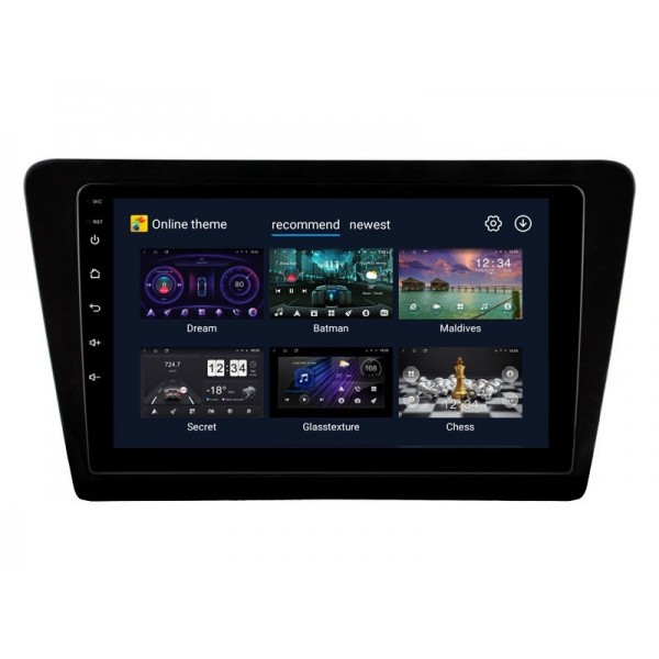 Radio navegador GPS Skoda Rapid pantalla 10.1 Android 14 TR4262