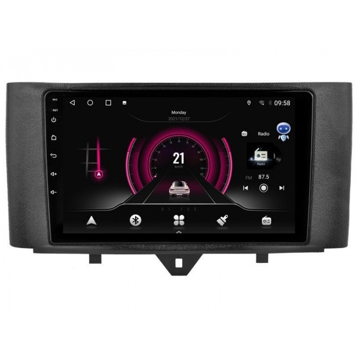 Radio navegador GPS Smart Fortwo pantalla 10.1 Android 14 TR4265