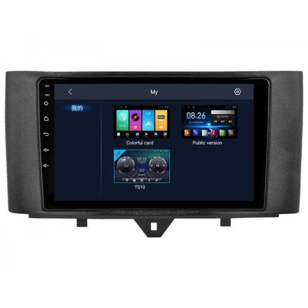 Radio GPS head unit Smart Fortwo screen 10.1 Android 14 TR4265