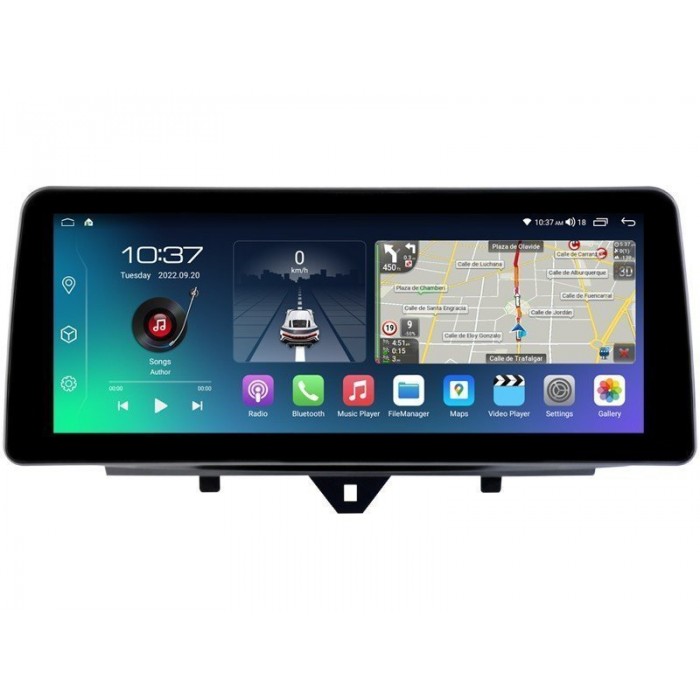 Head unit ultra thin screen 12.3" GPS Smart Fortwo 2011-2015 Android 13 TR4266