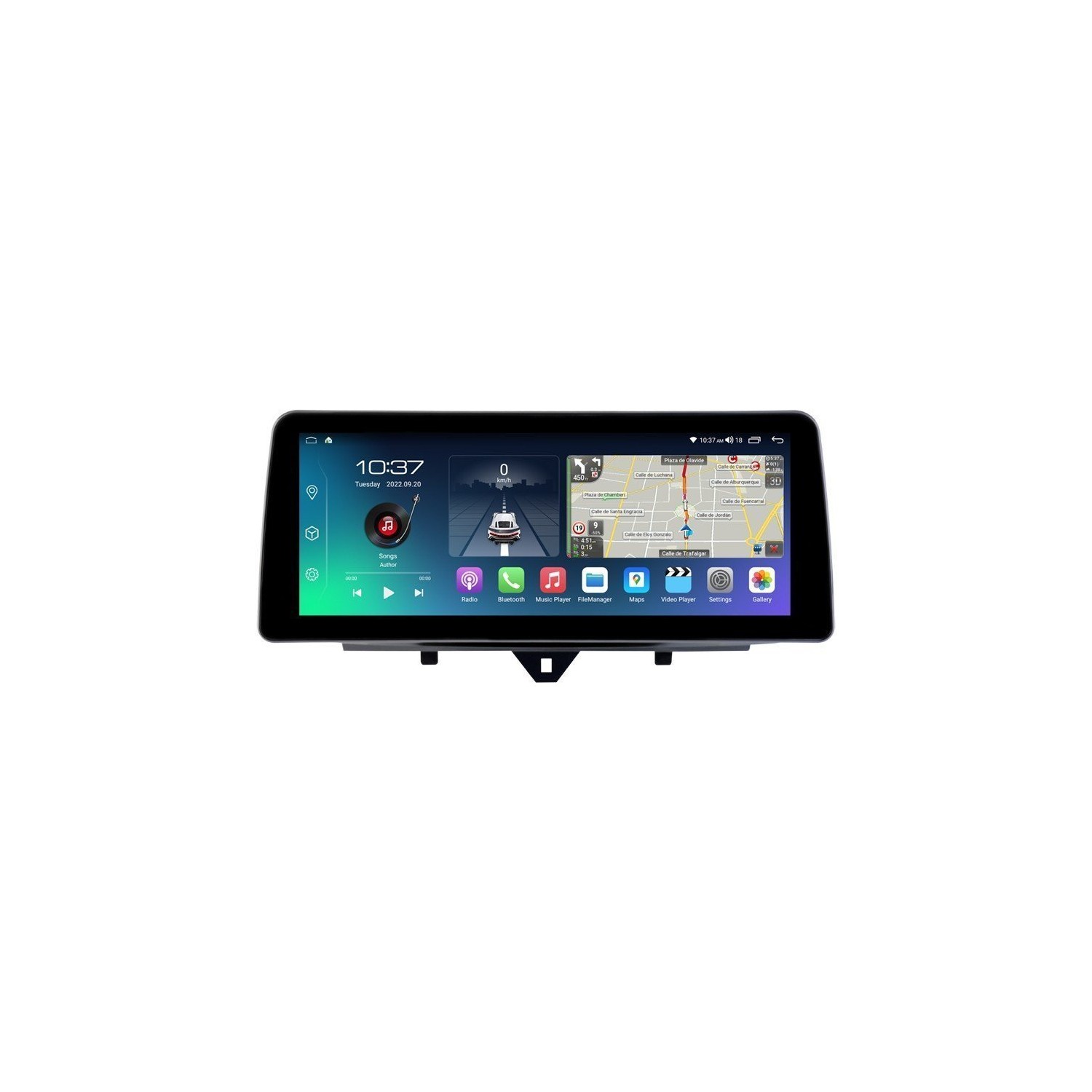 Pantalla ultra fina 12.3" GPS Smart Fortwo 2011-2015 Android 13 4G LTE TR4266